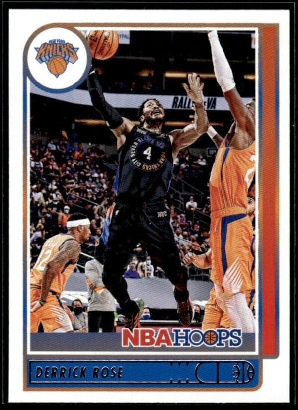 2021-22 Hoops Red Back Derrick Rose Detroit Pistons #167
