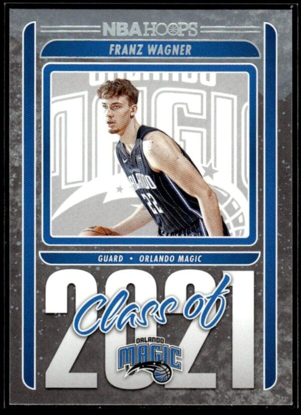 _10 2021-22 Hoops Class of 2021 Franz Wagner Rookie Orlando Magic #17