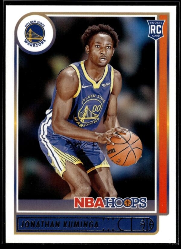 2021-22 Hoops Jonathan Kuminga Rookie Golden State Warriors #219