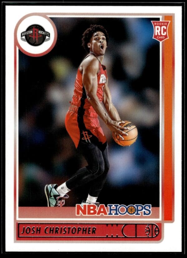 2021-22 Hoops Josh Christopher Rookie Houston Rockets #214