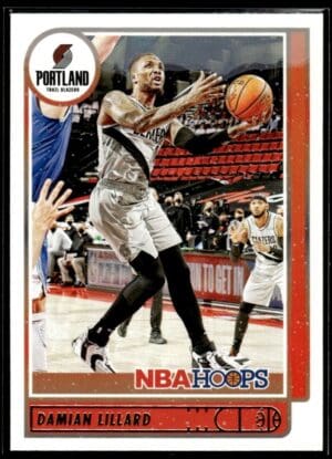 2021 NBA Hoops Portland Trail Blazers #61 Damian Lillard