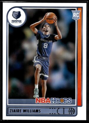 2021-22 Hoops Ziaire Williams Rookie Memphis Grizzlies #211