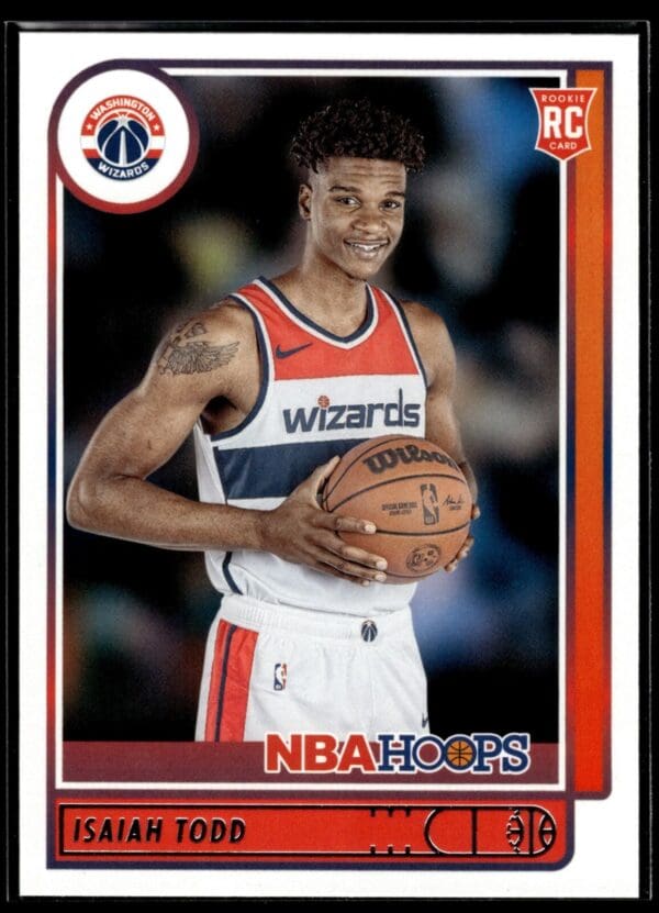 2021-22 Hoops Isaiah Todd Rookie Washington Wizards #241