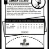 2021 NBA Hoops Portland Trail Blazers #61 Damian Lillard