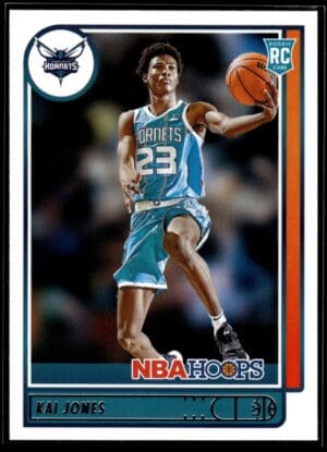 2021-22 Hoops Kai Jones Rookie Charlotte Hornets #230