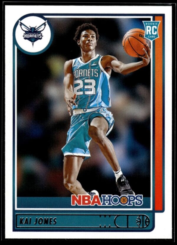 2021-22 Hoops Kai Jones Rookie Charlotte Hornets #230
