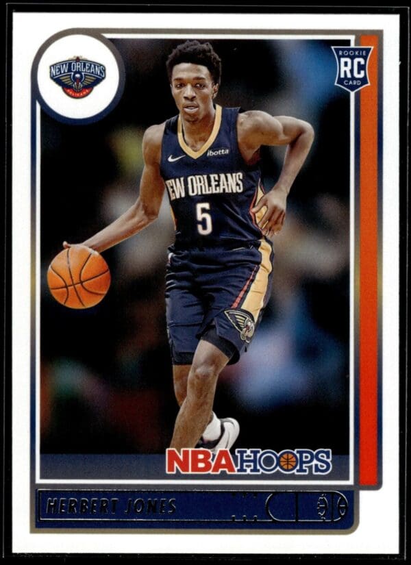 2021-22 Hoops Herbert Jones Rookie New Orleans Pelicans #243