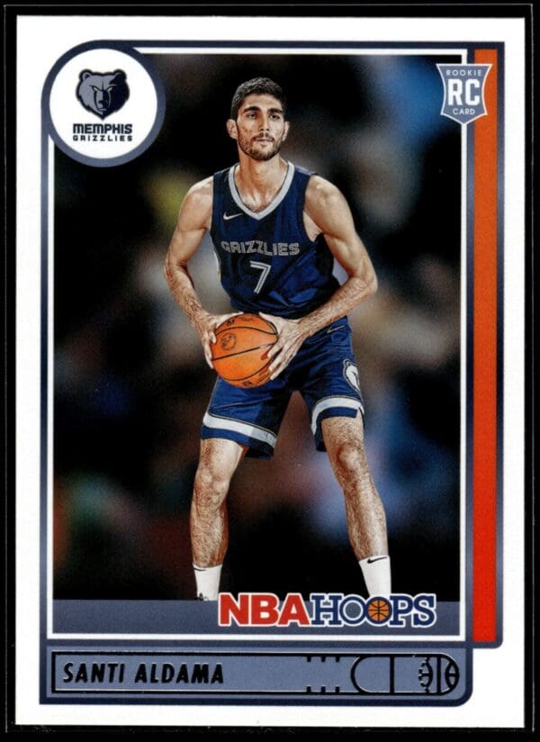 2021-22 Hoops Santi Aldama Rookie Memphis Grizzlies #207