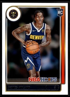 2021-22 Hoops Bones Hyland Rookie Denver Nuggets #224