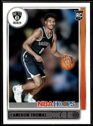 2021-22 Hoops Cameron Thomas Rookie Brooklyn Nets #231