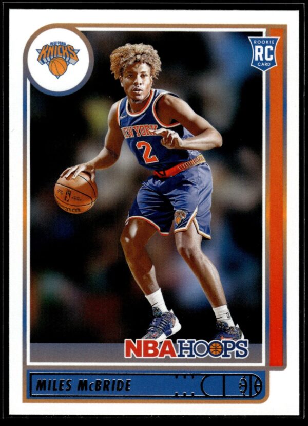 2021-22 Hoops Miles McBride Rookie New York Knicks #232