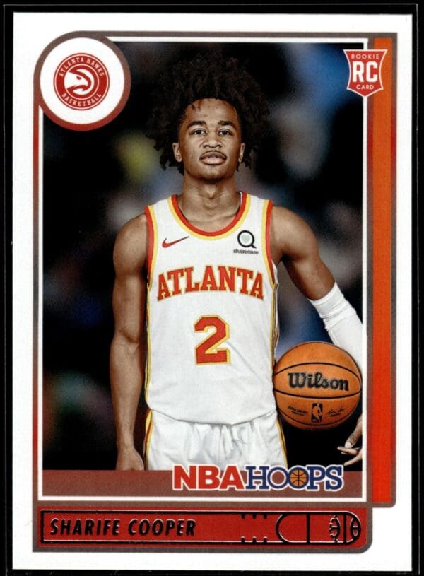 2021-22 Hoops Sharife Cooper Rookie Atlanta Hawks #249