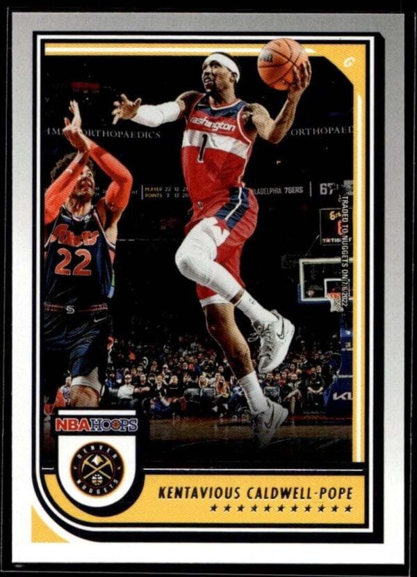 2022 Hoops Denver Nuggets #114 Kentavious Caldwell-Pope