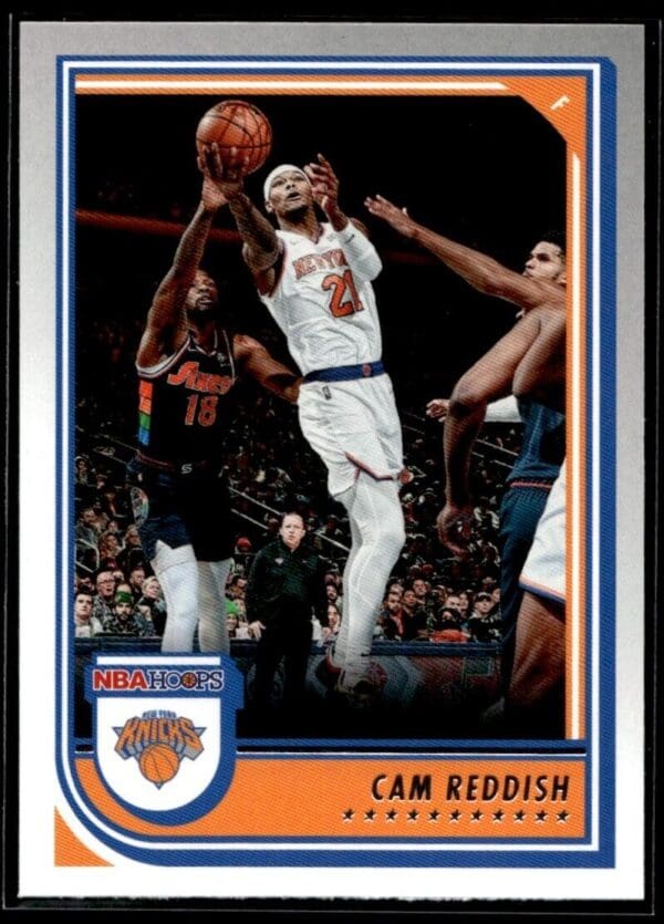 _10 2022 Hoops New York Knicks #25 Cam Reddish