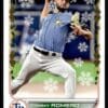 2022 Topps Holiday Tampa Bay Rays #HW75 Tommy Romero RC Rookie