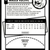2021 NBA Hoops Chicago Bulls #25 Nikola Vucevic