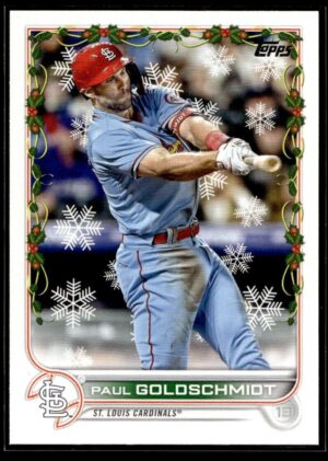 _10 2022 Topps Holiday St. Louis Cardinals #HW194 Paul Goldschmidt