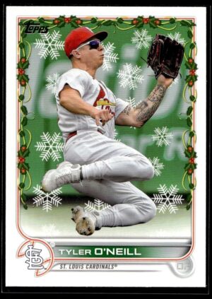 _10 2022 Topps Holiday St. Louis Cardinals #HW16 Tyler O'Neill