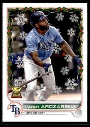 2022 Topps Holiday Tampa Bay Rays #HW128 Randy Arozarena