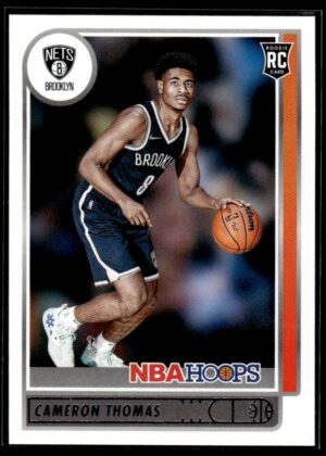 2021 NBA Hoops Brooklyn Nets #231 Cameron Thomas RC Rookie