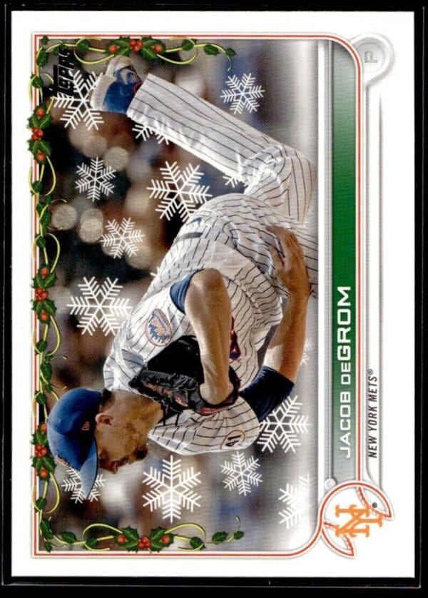 2022 Topps Holiday New York Mets #HW131 Jacob deGrom