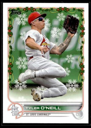_10 2022 Topps Holiday St. Louis Cardinals #HW16 Tyler O'Neill