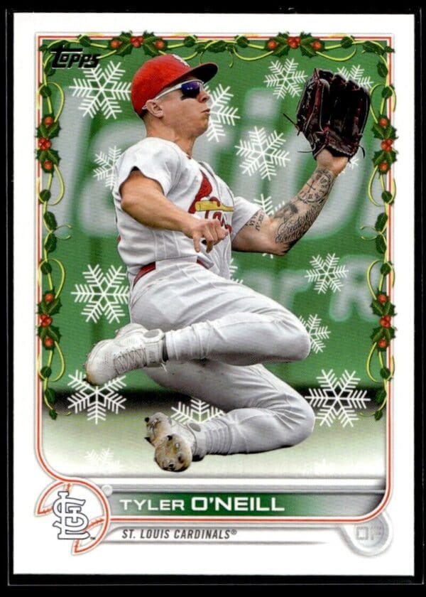2022 Topps Holiday St. Louis Cardinals #HW16 Tyler O'Neill