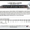 2022 Topps Holiday Miami Marlins #HW186 Luke Williams RC Rookie