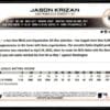 2022 Topps Holiday San Francisco Giants #HW29 Jason Krizan RC Rookie