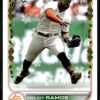 2022 Topps Holiday San Francisco Giants #HW121 Heliot Ramos RC Rookie