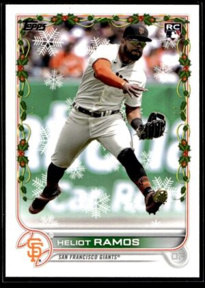 2022 Topps Holiday San Francisco Giants #HW121 Heliot Ramos RC Rookie