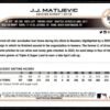 2022 Topps Holiday Houston Astros #HW136 J.J. Matijevic RC Rookie