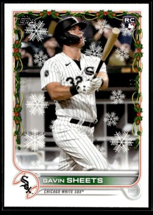 2022 Topps Holiday Chicago White Sox #HW174 Gavin Sheets RC Rookie