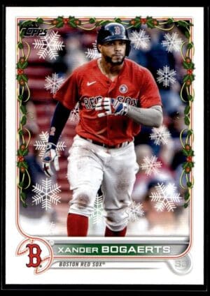 _10 2022 Topps Holiday Boston Red Sox #HW40 Xander Bogaerts