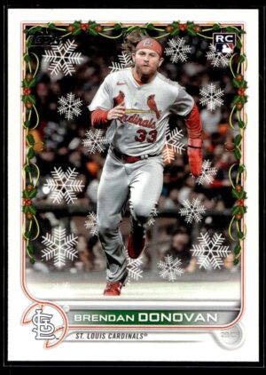 _10 2022 Topps Holiday St. Louis Cardinals #HW61 Brendan Donovan RC Rookie
