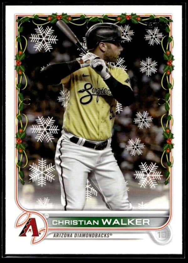 2022 Topps Holiday Arizona Diamondbacks #HW3 Christian Walker