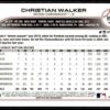 2022 Topps Holiday Arizona Diamondbacks #HW3 Christian Walker