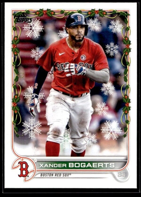 2022 Topps Holiday Boston Red Sox #HW40 Xander Bogaerts