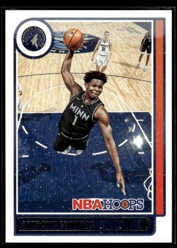 2021 NBA Hoops Minnesota Timberwolves #151 Anthony Edwards RC Rookie