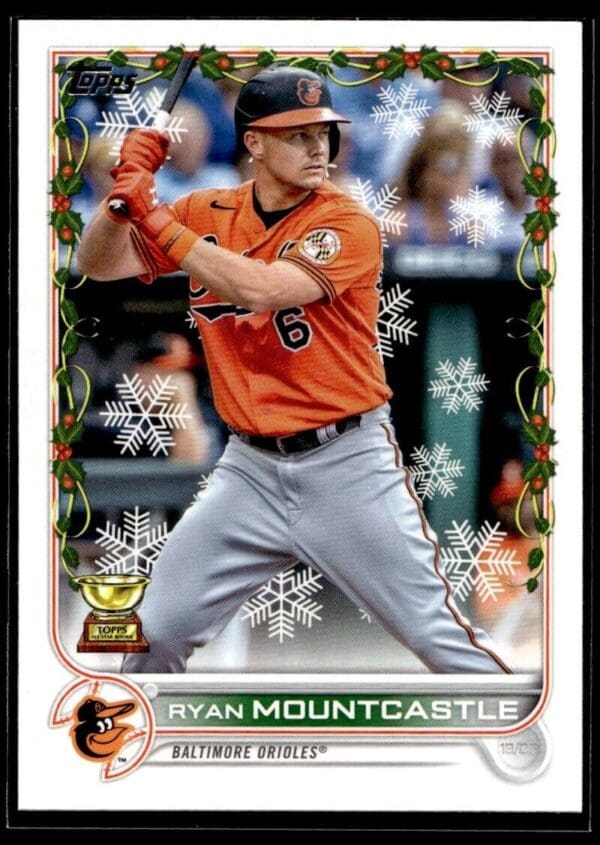 2022 Topps Holiday Baltimore Orioles #HW45 Ryan Mountcastle