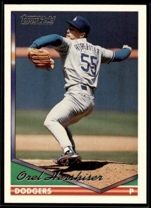 _10 1994 Topps Los Angeles Dodgers #460 Orel Hershiser