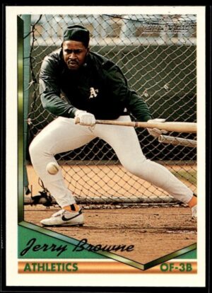 1994 Topps Oakland Athletics #624 Jerry Browne