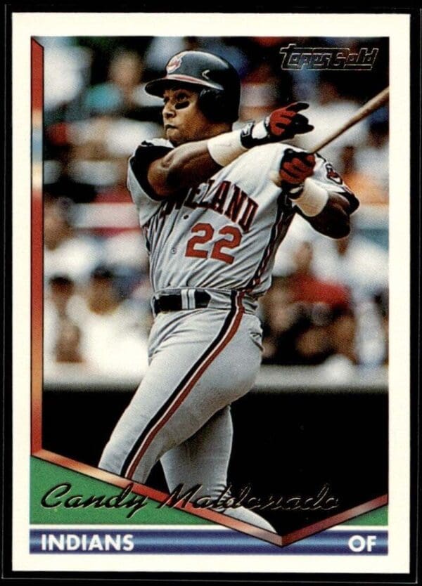 1994 Topps Cleveland Indians #667 Candy Maldonado