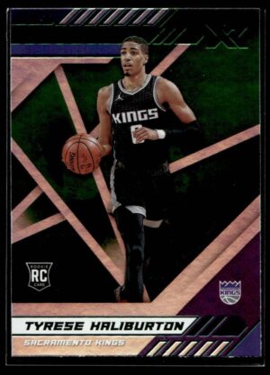 2020 Panini XR Sacramento Kings #291 Tyrese Haliburton RC Rookie Green