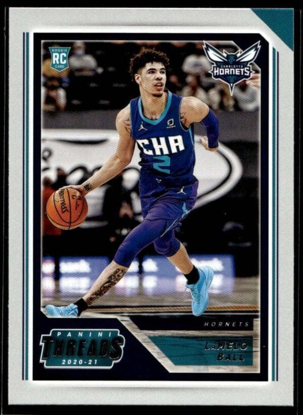 2020 Panini Panini Threads Charlotte Hornets #84 LaMelo Ball RC Rookie