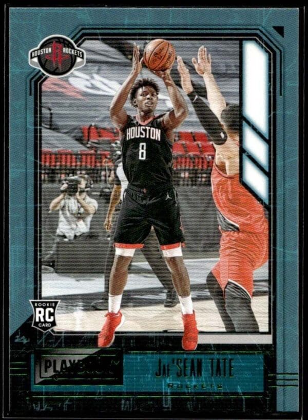 2020 Panini Chronicles Playbook Houston Rockets #187 Jae'Sean Tate RC Rookie