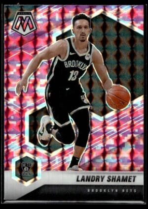2020 Panini Mosaic Brooklyn Nets #53 Landry Shamet Pink Prizm