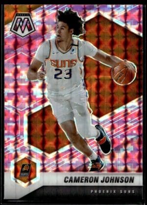 2020 Panini Mosaic Phoenix Suns #172 Cameron Johnson Pink Prizm