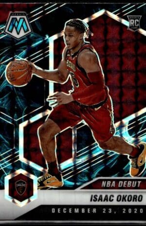 2020 Panini Mosaic Cleveland Cavaliers #271 Isaac Okoro RC Rookie Genesis Prizm