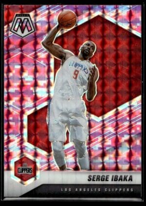 2020 Panini Mosaic Los Angeles Clippers #115 Serge Ibaka Pink Prizm